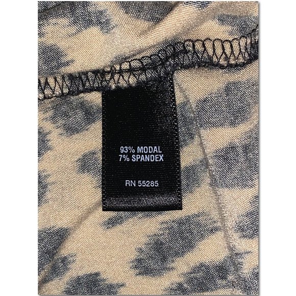 Express Long Sleeve Leopard Print Wrap Dress Size Small Vintage EUC - Picture 7 of 8